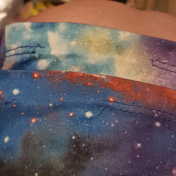 Derek ❤ Heart galaxy print leggings gently used - Picture 5 of 5